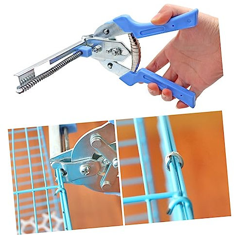 SHINEOFI Käfigzangen Für Haustiere Käfignagelzangen Käfigzaunwerkzeug Handwerkzeug Für Haustierkäfige Befestigungsklammerzangen Zange Für Tierkäfige Klemmwerkzeuge Für Vogelkäfige