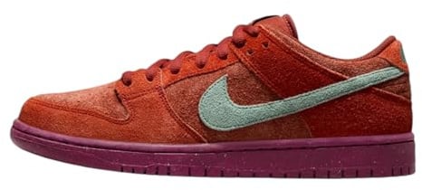 Nike Men's Dunk Low Retro Shoes, Mystic Red/Emerald Rise-rugged Orange-rosewood-mystic Red, 6.5
