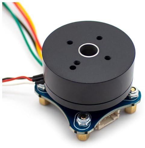 SUZLAZYR 2804 DC Brushless Motor with AS5600 Encoder - Neodymium Magnet BLDC Hollow Shaft Infinite Outer Rotor Gimbal Motor for FOC Applications