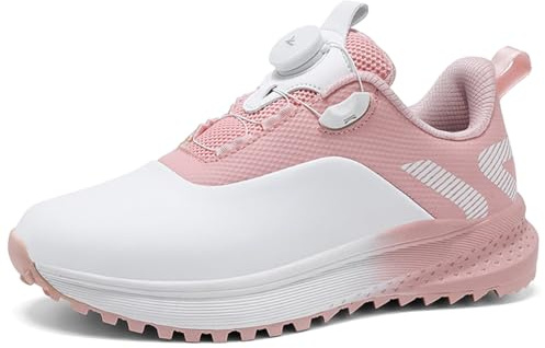 PIzrgm Zapatos de Golf sin Tacos para Mujer, Impermeables Zapatos de Golf Ligeros, para Golf Casual al Aire Libre, cómodos, Tallas Grandes