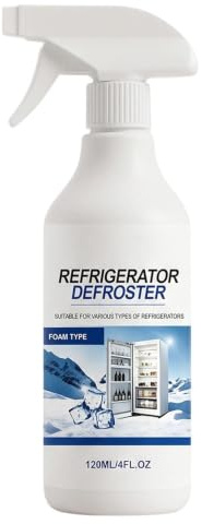 Freezer Defroster 120ml Fridge High Effective Agent | Refrigerator defrost enterspray for quick removal on heating, thermostat, evaporator, machine, engine cooling