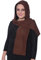 Fleece-Kapuzenschal, warm und bequem, Einheitsgröße, passend für die meisten 7 Farben, 1 oder 2 Stück, braun, Einheitsgröße