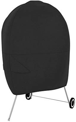 Amazon Basics Funda para barbacoa americana redonda de carbón - Negro