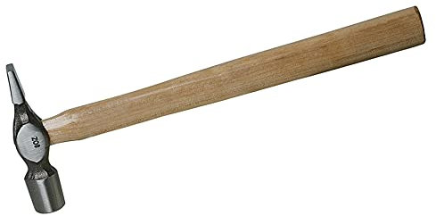 Dapetz ® Hardwood Warrington Hammer - 8Oz (227G) Hardened Forged Steel Polished Head. Hardwood Varnished Handle for Water & Dirt Resistance for Driving Nails and Pins