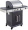 Cook'in garden FIDGI 3 Barbecue au Gaz, Noir/INOX, 117.0 x 55.5 x 112.0 cm