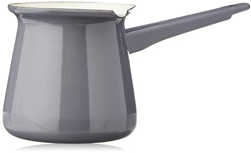 Dexam Vintage Home Enamel Turkish Coffee Pot, Slate Grey