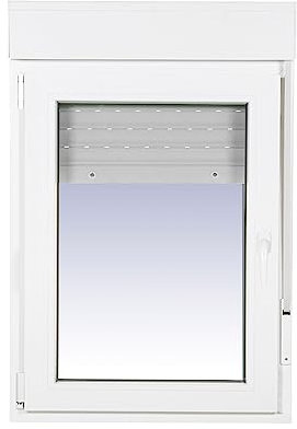 Ventanastock PVC 800x1155 Practicable Oscilobatiente Izquierda con Persiana 1 hoja