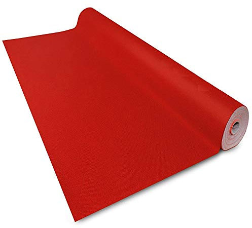 Floordirekt Roter Teppich 200 x 400 cm - VIP Läufer Event Teppich Premierenteppich Empfangsteppich Messeteppich Hochzeitsteppich - Wunschmaß