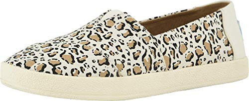 TOMS Damen Avalon Loafer Slipper, Leopard Natur, 36.5 EU