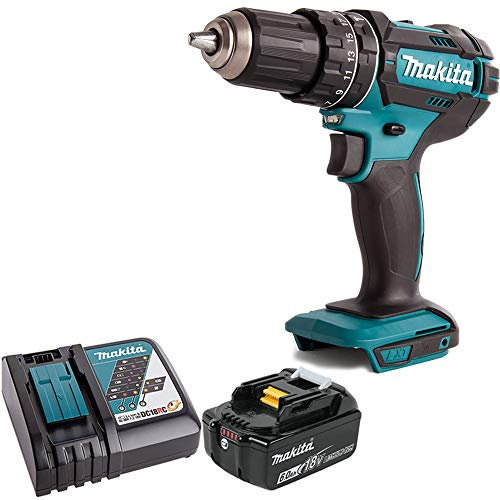 Makita DHP482 LXT 18V Combi Drill with 1 x 6.0Ah Battery & Charger