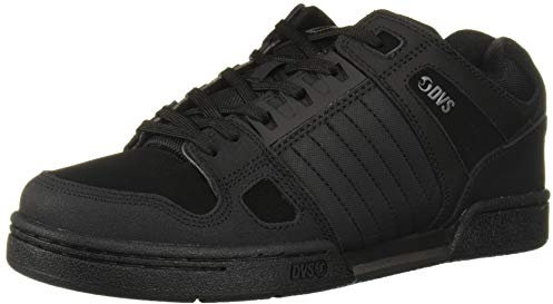 DVS Unisex Celsius Skateboardschuhe, Schwarz (Black Black Leather 019), 43 EU