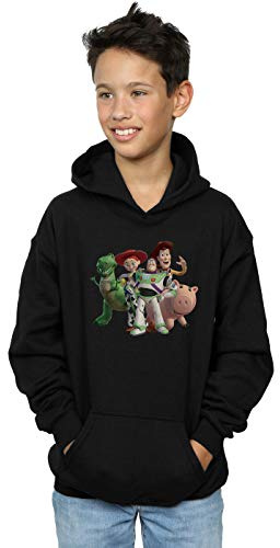 Official Licensed Disney Toy Story 4 Group Boys Hoodie - Soft Fleece Pullover Hoodie, Front Graphic Print, Hooded Sweatshirt, Kangaroo Pocket, Fan Gift, Available in Multiple UK Sizes