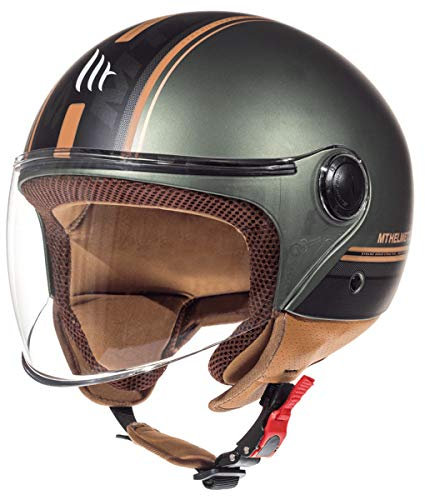 MT HELMETS Unisex – Erwachsene 11054718234 Motorradhelm, MATT Brown, S