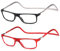 NEW VISION Lesebrille mit Magnetverschluss 2 pack, Lesebrillen, Bequem Magnetverschluss Vorne, Reading Glasses NV2904, Lesehilfe für Damen Herren (Rn, 2.5, x)