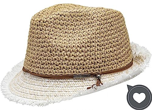 CHILLOUTS Damen Dakar Hut, 85 Natural/White, M EU