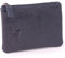 Catwalk Collection Handbags - Petit Portefeuille Femme Cuir - Mini Porte Monnaie - RFID Blocage - Boîte Cadeau - Mimi - Bleu