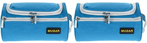2 Pièces Trousse De Toilette En Tissu Oxford Trousses De Toilette Imperméable Voyage Trousse De Beauté Nylon