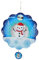 HEITIGN 11,6 Zoll Windspiel Schneemann Schneeflocke Anhänger, Weihnachtsdekoration Zum Aufhängen Handwerk Edelstahl Windspiele Weihnachtsdekoration