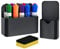 Magnetic Pen Marker Holders 2PCS with Magnetic Whiteboard Eraser, Adjustable Magnetics Pen Holder Magneticc Marker Holder, Whiteboard Pen Holders Magnetics Pen Pencil Organizer Whiteboards Locker