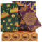 Happy Eid Mubarak Geschenkpapier, 8 Blatt 4 Stile Eid Mubarak Stern Mond gemustertes Geschenkpapier, 50 x 70 cm pro Blatt, für Kinder, Islam, Ramadan, Urlaubsparty, Feiern