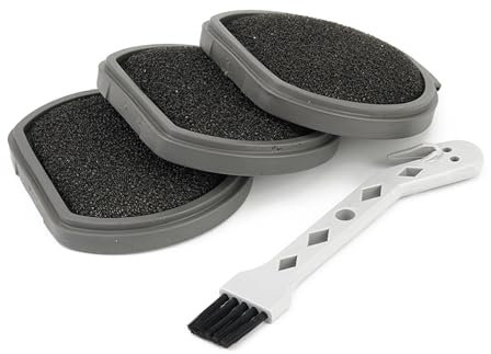 ZYNCUE ASKQX9 Premium-Filter kompatibel für AEG QX9 und AEG FX9 Modelle von kabellosen Staubsaugern, inklusive 3 x Filter + 1 x Reinigungsbürste, 3 Stück