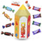 Boite crayon garnie d'un Assortiment de 20 mini-chocolats MILKA, KINDER, CELEBRATIONS | Cadeau de fin d'année pour les Maîtresses, Maîtres, ATSEM & Nounous