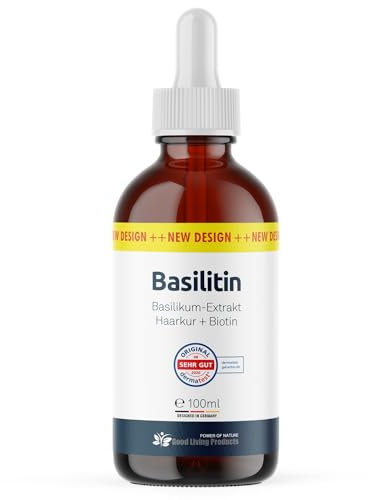 Haarkur mit Basilikum-Extrakt-Basilitin, für dünnes oder trockenes Haar, 100ml pro Flasche 1x
