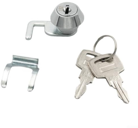 Serrure à came en alliage de zinc avec clip rapide, convient pour les caisses à monnaie et les armoires métalliques, utilisation durable