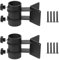 Deck Parasol Mount Bracket - Umbrella Holder Corner Mount | 2 Pcs Heavy Duty Screw- Parasol Bracket |Clamp Patio Umbrella Holder Attaches To The Fence Post, Railing, Bleachers, Benches, Tailgates