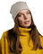 TODO 50% Kaschmir Beanie Damen, Merino Slouchy Mütze für Frauen - Wintermütze Kaschmir-Wolle Beige