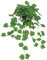 LOMOHOO Plantas falsas en macetas que arrastran plantas artificiales para interiores, plantas de pothos realistas en macetas, plantas decorativas para el hogar, cocina, oficina, baño, decoración de