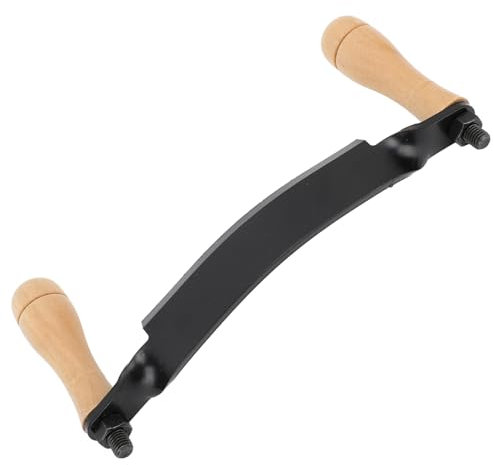 Draw Shave Tool, Ergonomic Draw Knife, Comfortable Grip Draw Shave Knife for Woodworking (Curved Type)