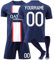 HGWOPGASD Hause/Auswärts Fußball Trikots Trikot Personalisiert Erwachsener Kinder Trikot mit Eigenem Namen & Nummer Shorts Socken Set Fussball Jersey Trainingsanzug A25