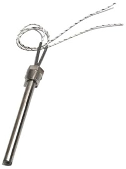 KAYOUDE NPT Thread Cartridge Heater Element DN10 3/8 16mm 900-1300W, 10mm*400-600mm for Household Hydroelectric Radiators 1pc(220V,1000W 10x450mm)