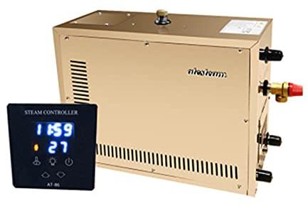 Automatic Stainless Steel Steam Generator Automatic Descaling Sauna Room Steam Bath Machine for Spa Room Digital Controller Powerful,Simple(9kw)