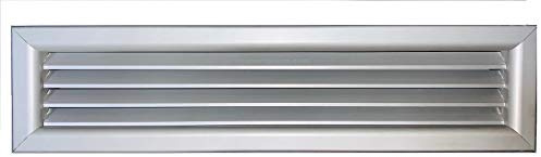 Grille d’aération pour conduit de ventilation, air chaud ou froid, 400 x 150 mm