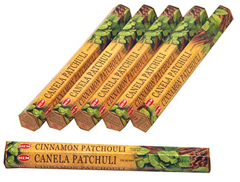 HEM Zimt Patchouli Räucherstäbchen 6 Packung