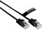 rhinocables Slim CAT 6 High-Speed Gigabit Ethernet Cable - Patch Network Lead for LAN| Snagless UTP Design, LSZH Jacket | RJ45 Connector for Internet, Router, Modem, Smart TV, PC & More (0.5m, Black)
