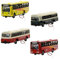 Evemodel 4 STK. Reise Busse Modell Auto mit Beleuchtung Spur N 12V NEU EBS15002-4-EU