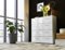moebel-dich-auf.de Sideboard Kommode Schuhschrank Konsole Malaga in Weiß Hochglanz in verschiedenen Varianten (Kommode Malaga 3)