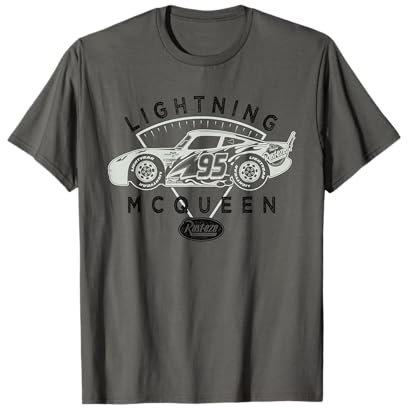 Disney and Pixar's Cars Lightning McQueen Profile Rust-Eze T-Shirt