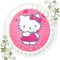 Premium Esspapier Tortenaufleger Tortenbild Geburtstag Hello Kitty K1