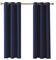 Home In Style 4U Thermal Insulated Blackout Curtains for Bedroom Windows Navy Blue Curtains 90 width x 108 drop 2 Panels, Ring Top Eyelet Super Soft Blackout Eyelet Curtains for Living Room