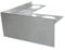 Fuchs Design Terrassenprofil Ecke V2A Edelstahl 95/13 mm Höhe Silber - Terrassenblende Terrassenleiste Kantenabdeckung für die Terrasse
