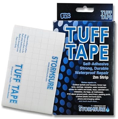 TUFF Tape Repair Tape 2m Strip - Ultimate Tent Repair Tape, Self-Adhesive, Waterproof, Durable Tape for Instant Repairs