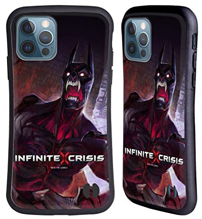 Head Case Designs Officially Licensed Infinite Crisis Vampire Batman Characters Hybrid Case Compatible With Apple iPhone 12 / iPhone 12 Pro