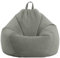 Cord Sitzsack-Sesselbezug, Sitzsack Stuhlbezug (Ohne Füllung) Extra Große Weiche Sitzsack Hülle Für Kinder Sofabezug-grau-80x90 cm
