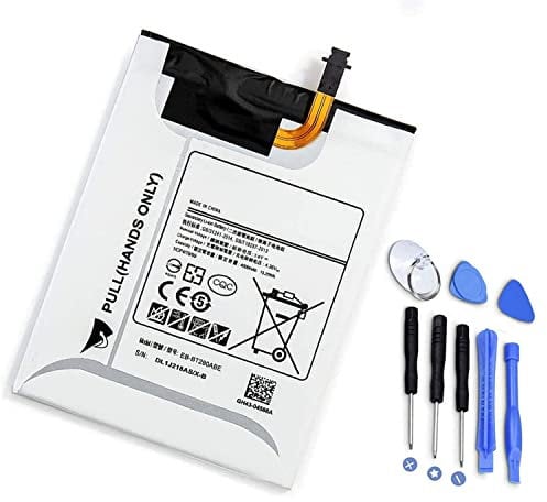 EB-BT280ABE EB-BT280ABA GH43-04588A Tablet Battery Replacement for Samsung Galaxy Tab A 7.0 Tablet SM-T280 SM-T285 SM-T285YD SM-T285M SM-T287 Series(3.8V 4000mAh 15.2Wh)