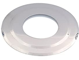 TYGERIX Rosetón de acero inoxidable para tubos de 80 mm | Tapa de orificio de pared para estufa de leña o pellets y calderas | Alta resistencia al calor | Más grosor | La parte superior