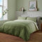 Fusion - Contemporary King Duvet - Reversible Ombre Green/Stripe